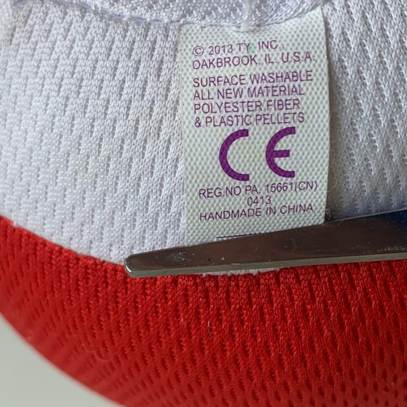 TY toys Cincinnati Reds ball player stuffed ball. - Picture 7 of 7